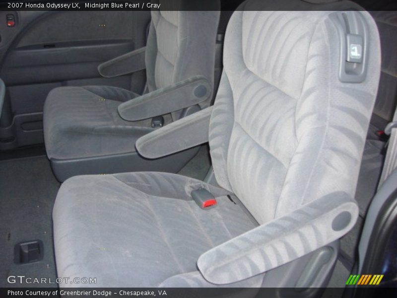 Front Seat of 2007 Odyssey LX