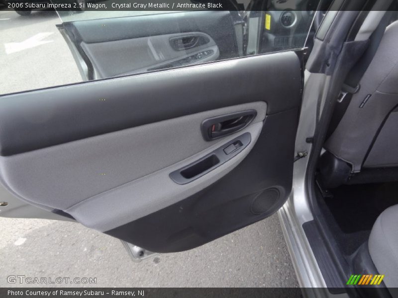Crystal Gray Metallic / Anthracite Black 2006 Subaru Impreza 2.5i Wagon