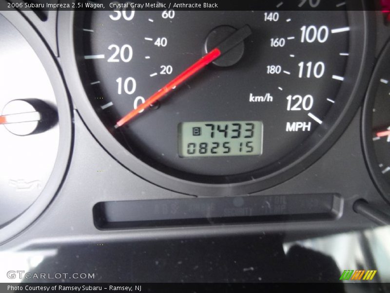 Crystal Gray Metallic / Anthracite Black 2006 Subaru Impreza 2.5i Wagon