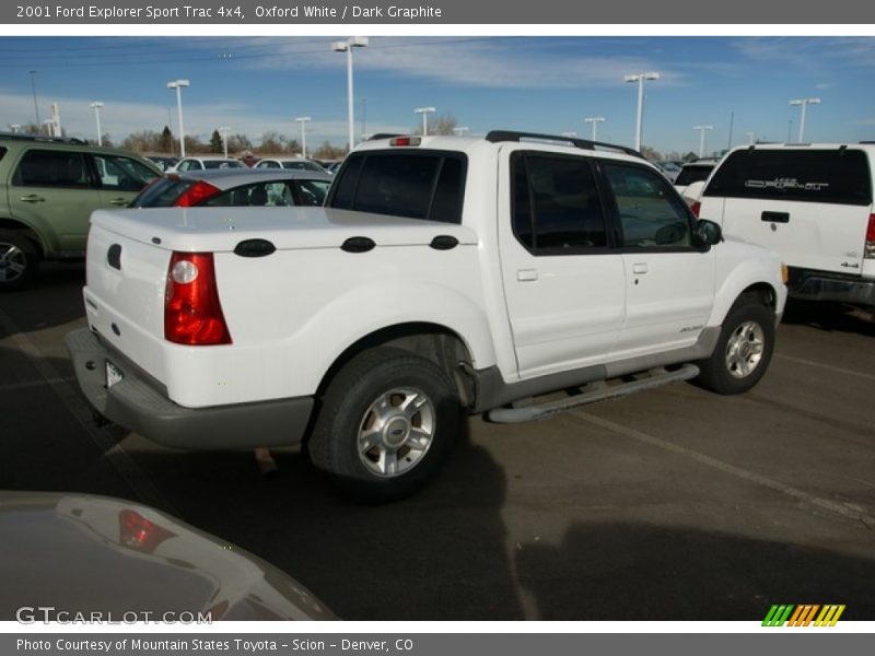 Oxford White / Dark Graphite 2001 Ford Explorer Sport Trac 4x4