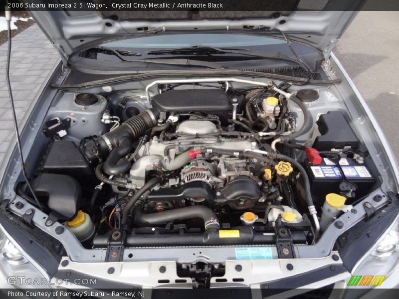 Crystal Gray Metallic / Anthracite Black 2006 Subaru Impreza 2.5i Wagon