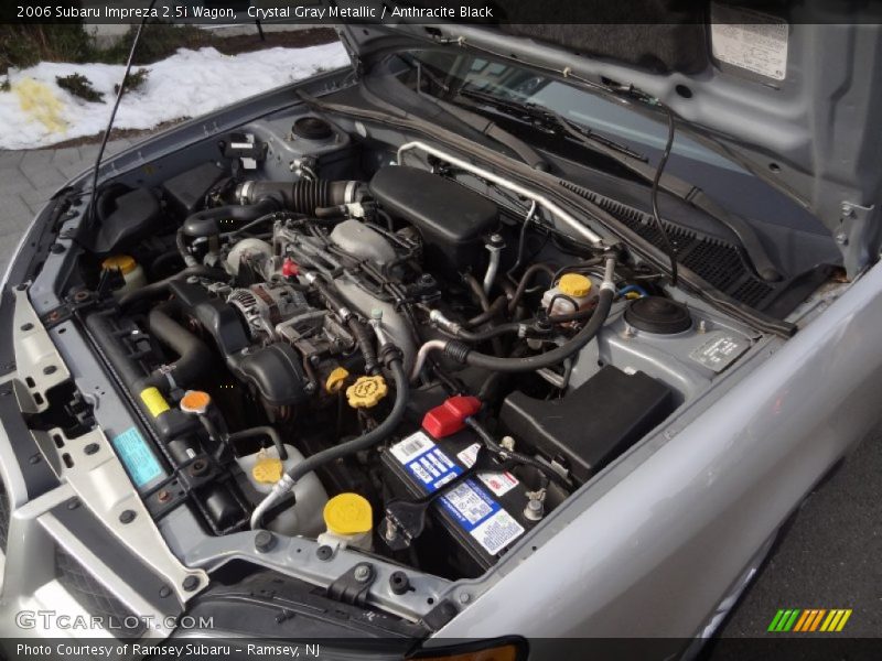 Crystal Gray Metallic / Anthracite Black 2006 Subaru Impreza 2.5i Wagon