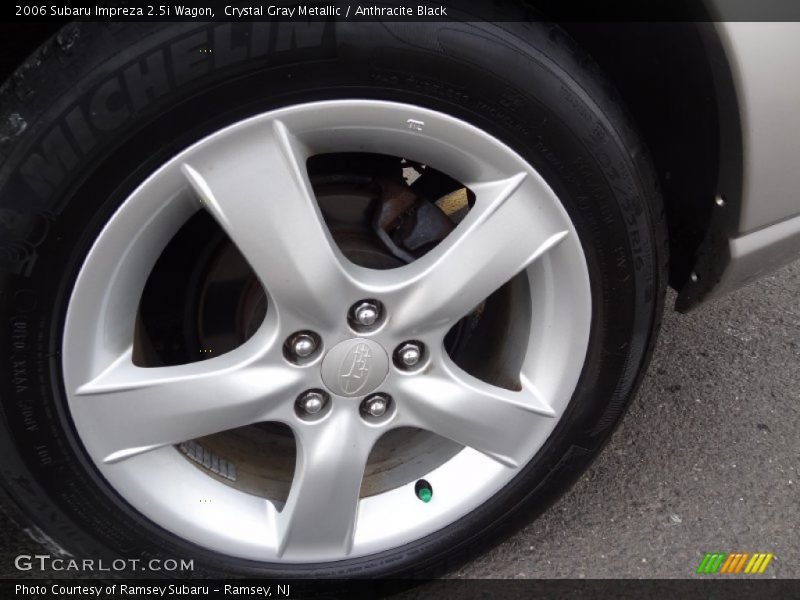 Crystal Gray Metallic / Anthracite Black 2006 Subaru Impreza 2.5i Wagon