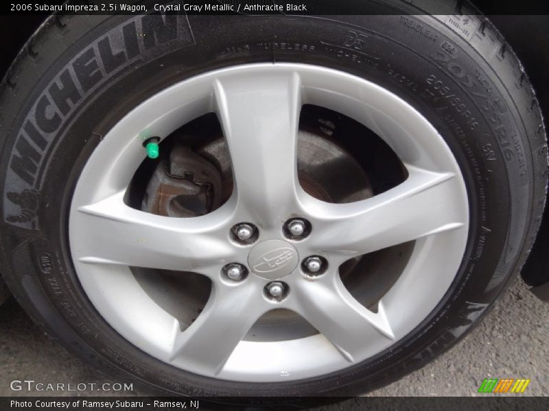 Crystal Gray Metallic / Anthracite Black 2006 Subaru Impreza 2.5i Wagon