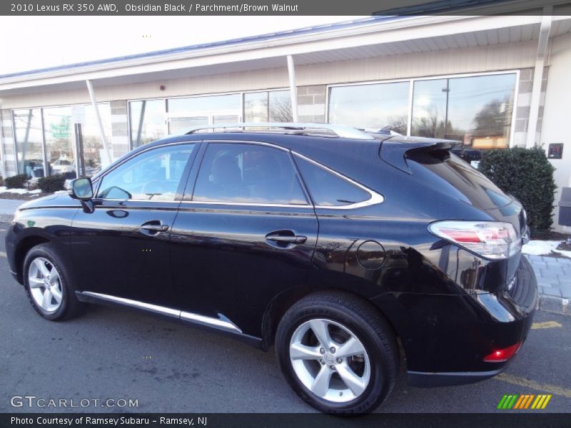 Obsidian Black / Parchment/Brown Walnut 2010 Lexus RX 350 AWD