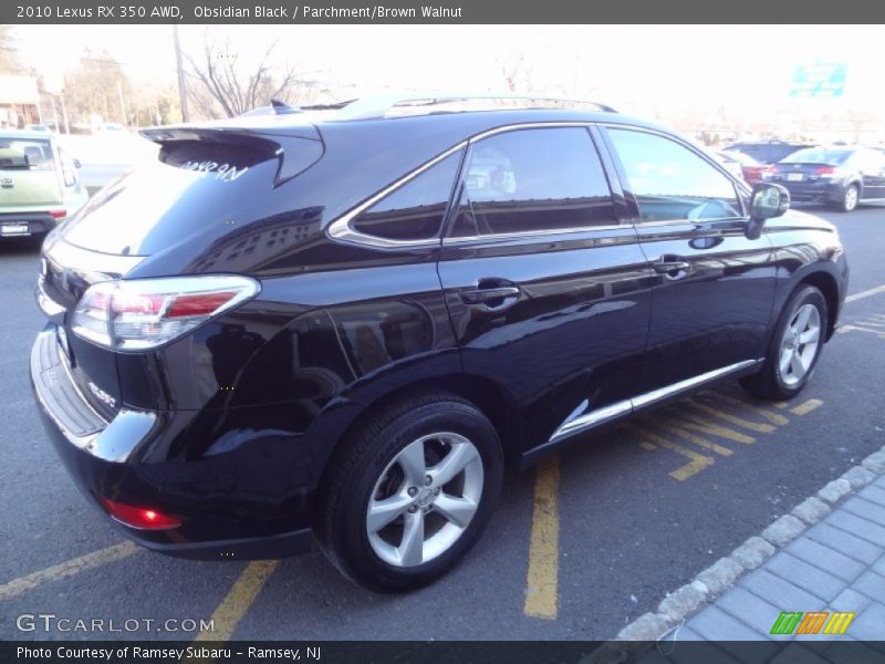 Obsidian Black / Parchment/Brown Walnut 2010 Lexus RX 350 AWD