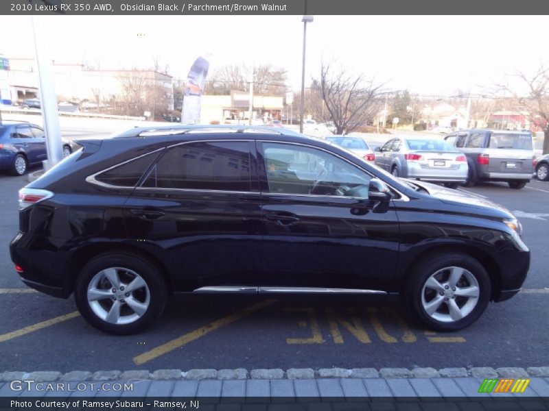 Obsidian Black / Parchment/Brown Walnut 2010 Lexus RX 350 AWD