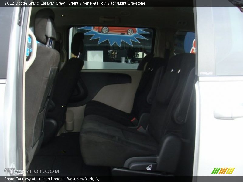 Bright Silver Metallic / Black/Light Graystone 2012 Dodge Grand Caravan Crew