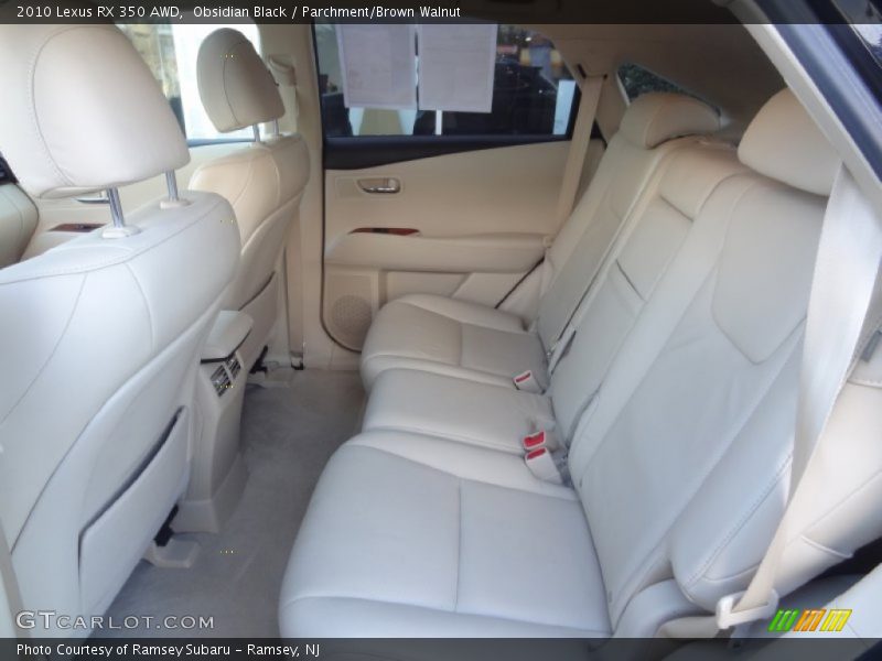 Obsidian Black / Parchment/Brown Walnut 2010 Lexus RX 350 AWD