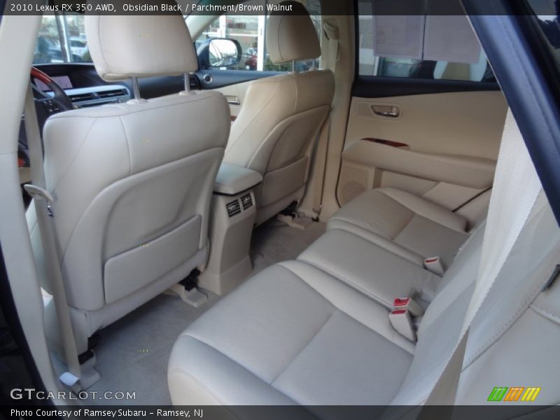Obsidian Black / Parchment/Brown Walnut 2010 Lexus RX 350 AWD