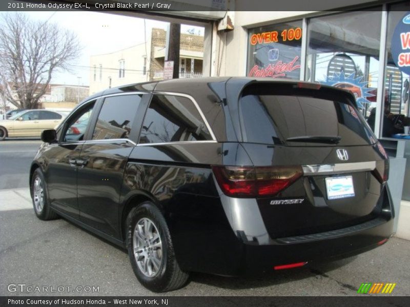 Crystal Black Pearl / Gray 2011 Honda Odyssey EX-L