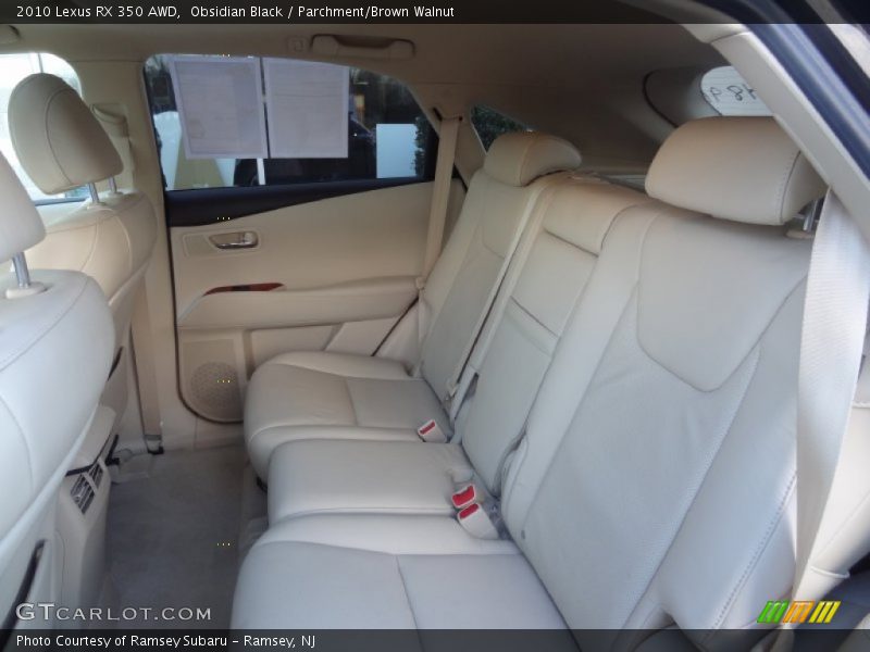 Obsidian Black / Parchment/Brown Walnut 2010 Lexus RX 350 AWD