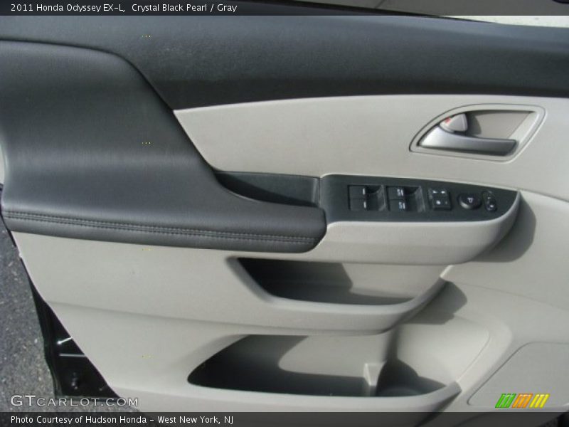 Crystal Black Pearl / Gray 2011 Honda Odyssey EX-L