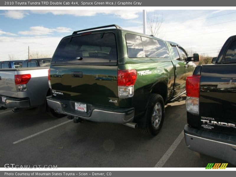 Spruce Green Mica / Graphite Gray 2010 Toyota Tundra TRD Double Cab 4x4