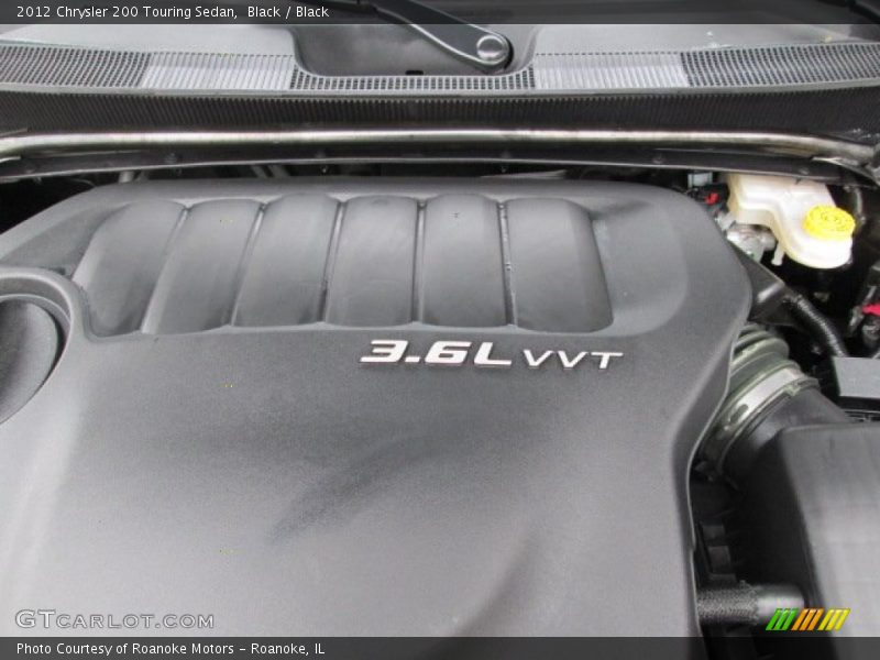 Black / Black 2012 Chrysler 200 Touring Sedan