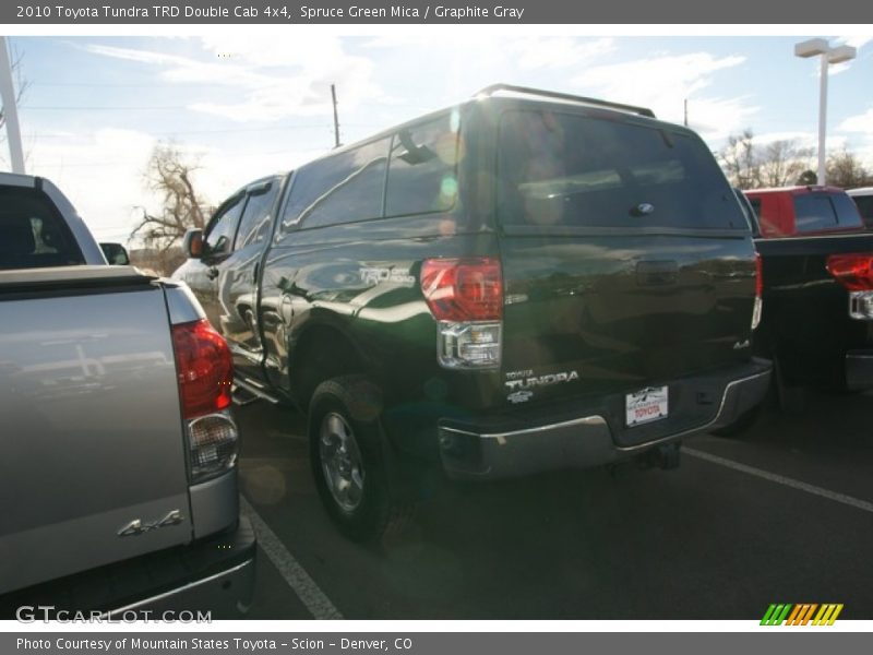 Spruce Green Mica / Graphite Gray 2010 Toyota Tundra TRD Double Cab 4x4