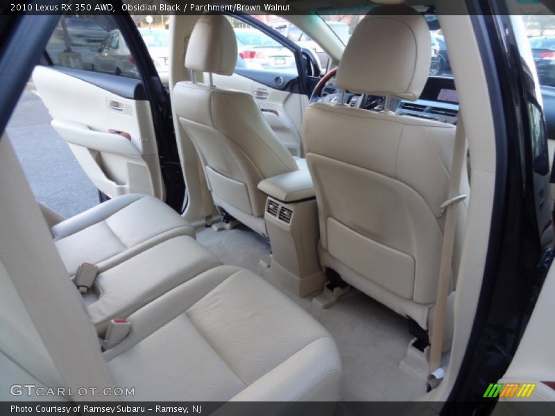 Obsidian Black / Parchment/Brown Walnut 2010 Lexus RX 350 AWD