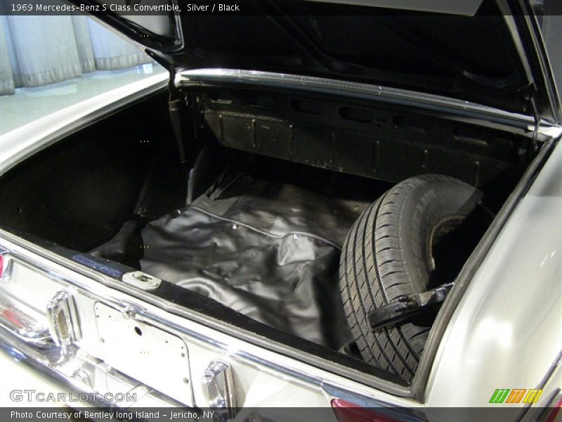 Silver / Black 1969 Mercedes-Benz S Class Convertible