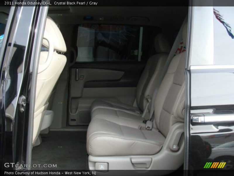 Crystal Black Pearl / Gray 2011 Honda Odyssey EX-L