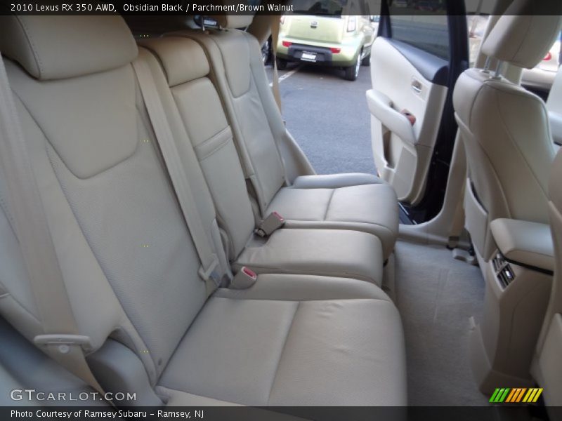 Obsidian Black / Parchment/Brown Walnut 2010 Lexus RX 350 AWD