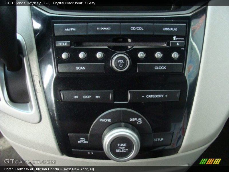 Crystal Black Pearl / Gray 2011 Honda Odyssey EX-L