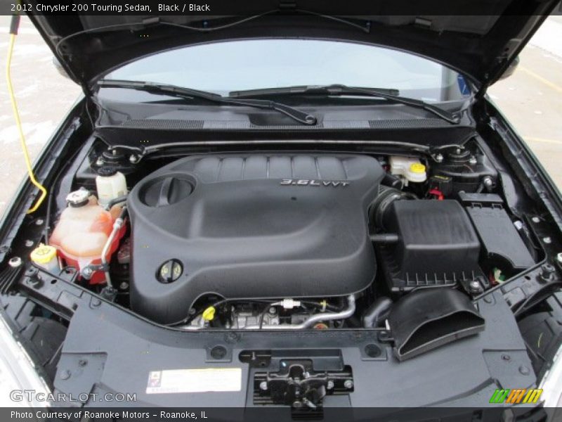 Black / Black 2012 Chrysler 200 Touring Sedan