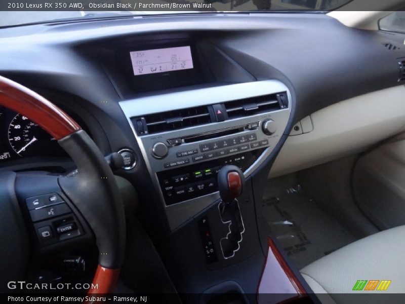 Obsidian Black / Parchment/Brown Walnut 2010 Lexus RX 350 AWD
