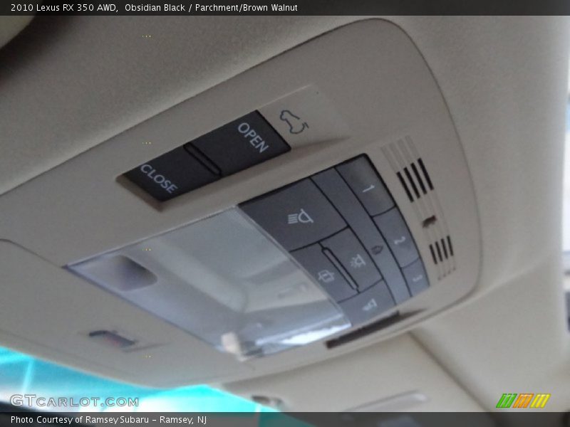 Obsidian Black / Parchment/Brown Walnut 2010 Lexus RX 350 AWD