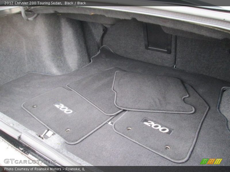 Black / Black 2012 Chrysler 200 Touring Sedan
