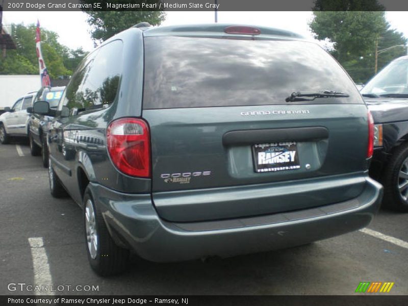 Magnesium Pearl / Medium Slate Gray 2007 Dodge Grand Caravan SE