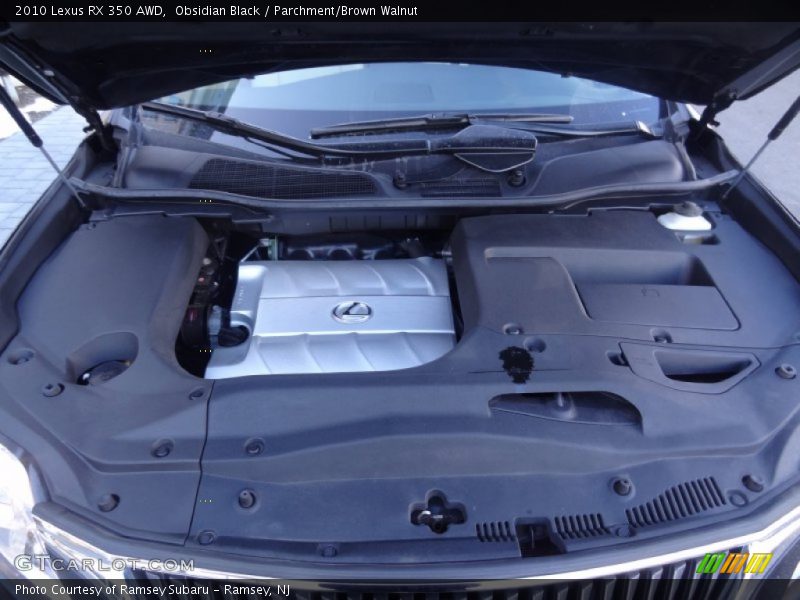 Obsidian Black / Parchment/Brown Walnut 2010 Lexus RX 350 AWD