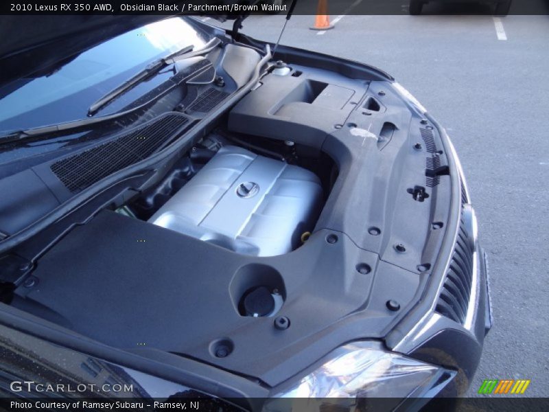 Obsidian Black / Parchment/Brown Walnut 2010 Lexus RX 350 AWD