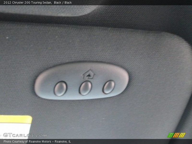 Black / Black 2012 Chrysler 200 Touring Sedan