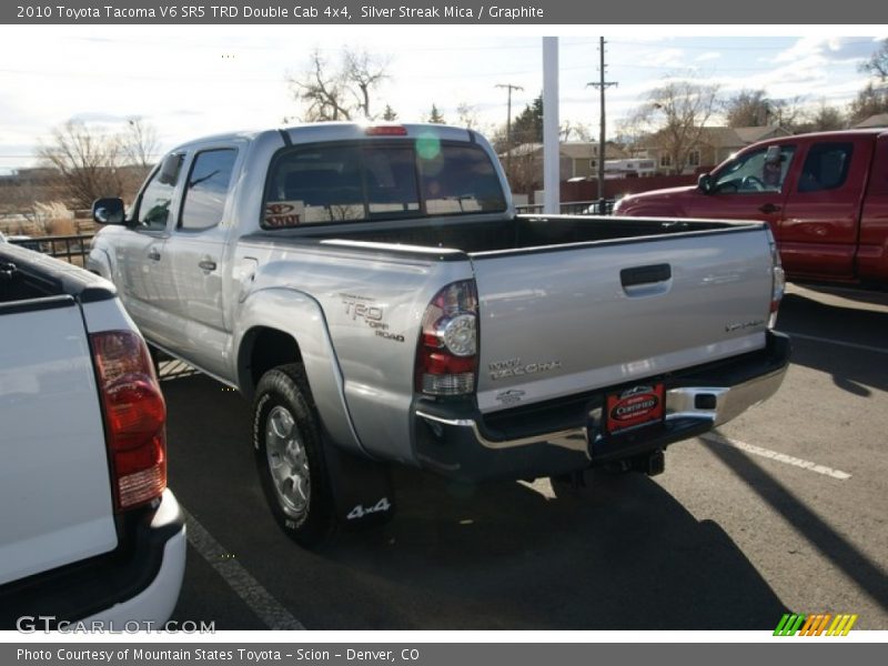Silver Streak Mica / Graphite 2010 Toyota Tacoma V6 SR5 TRD Double Cab 4x4