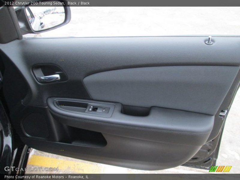 Black / Black 2012 Chrysler 200 Touring Sedan