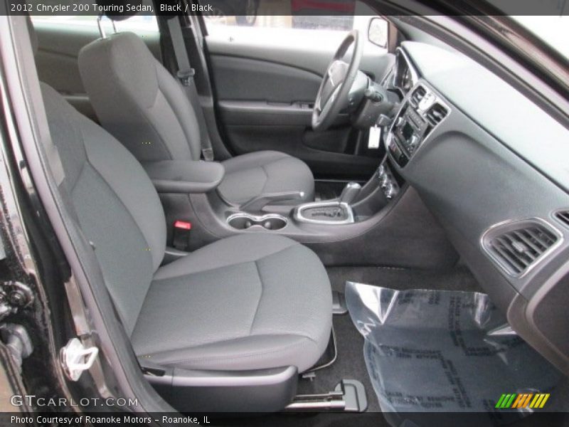 Black / Black 2012 Chrysler 200 Touring Sedan