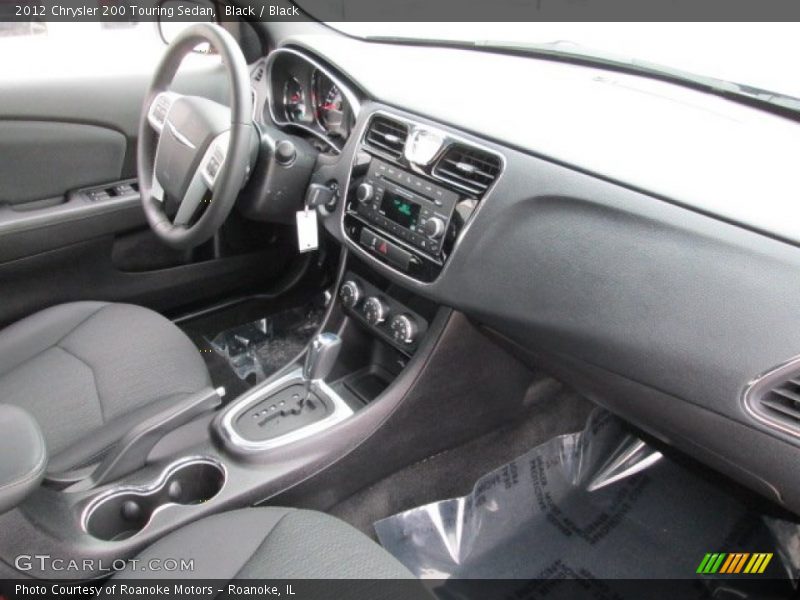 Black / Black 2012 Chrysler 200 Touring Sedan