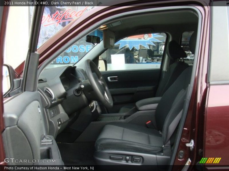 Dark Cherry Pearl / Black 2011 Honda Pilot EX 4WD