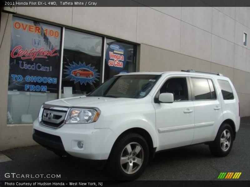 Taffeta White / Gray 2011 Honda Pilot EX-L 4WD