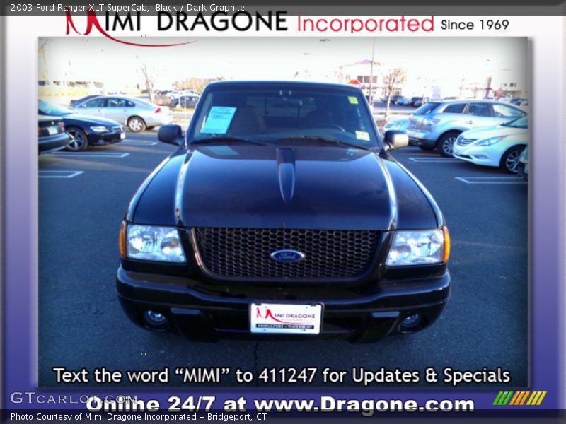 Black / Dark Graphite 2003 Ford Ranger XLT SuperCab