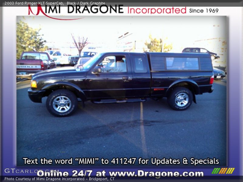 Black / Dark Graphite 2003 Ford Ranger XLT SuperCab
