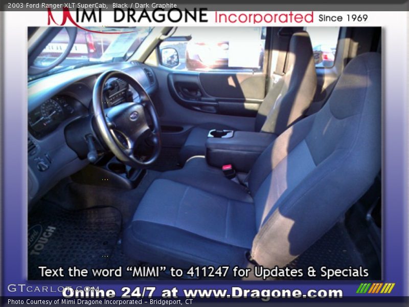 Black / Dark Graphite 2003 Ford Ranger XLT SuperCab