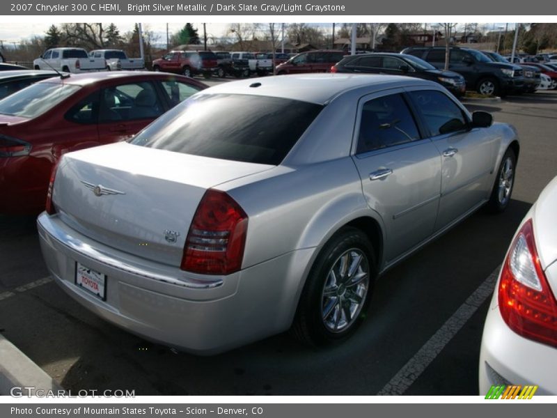 Bright Silver Metallic / Dark Slate Gray/Light Graystone 2007 Chrysler 300 C HEMI