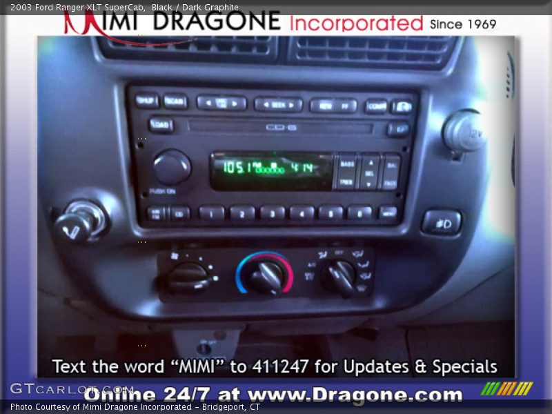 Black / Dark Graphite 2003 Ford Ranger XLT SuperCab