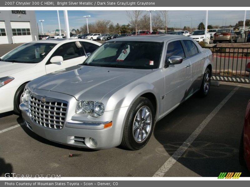 Bright Silver Metallic / Dark Slate Gray/Light Graystone 2007 Chrysler 300 C HEMI