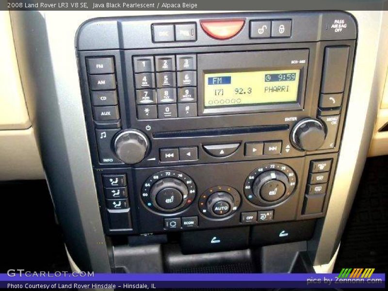 Java Black Pearlescent / Alpaca Beige 2008 Land Rover LR3 V8 SE