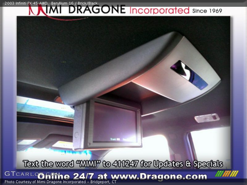 Beryllium 16 / Brick/Black 2003 Infiniti FX 45 AWD