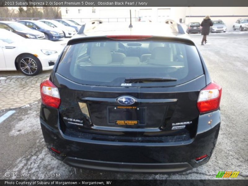 Obsidian Black Pearl / Ivory 2013 Subaru Impreza 2.0i Sport Premium 5 Door