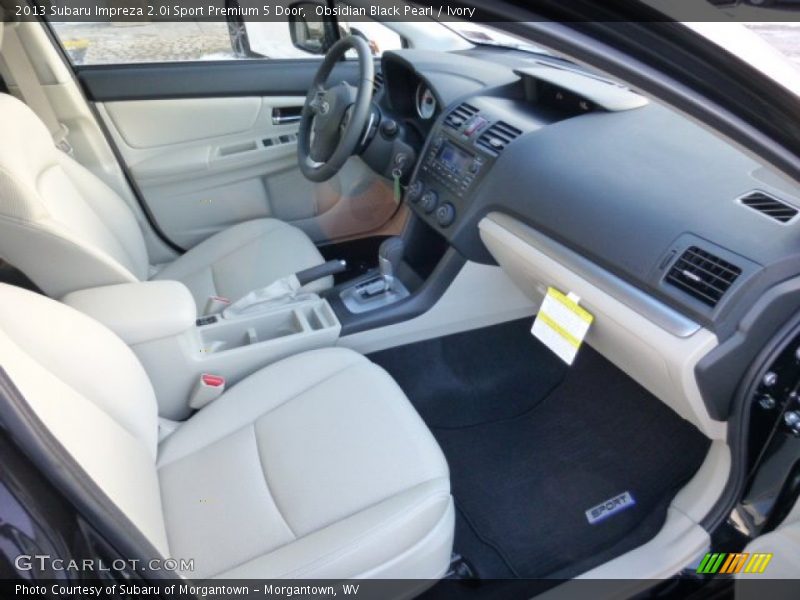 Obsidian Black Pearl / Ivory 2013 Subaru Impreza 2.0i Sport Premium 5 Door
