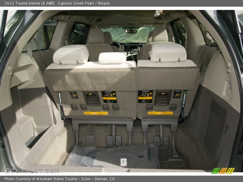 Cypress Green Pearl / Bisque 2013 Toyota Sienna LE AWD